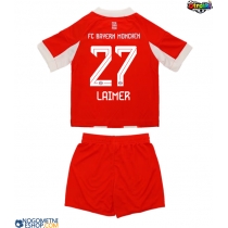 Otroški Nogometni dresi Bayern Munich Konrad Laimer #27 Domači 2025-26 Kratek Rokav (+ Kratke hlače)